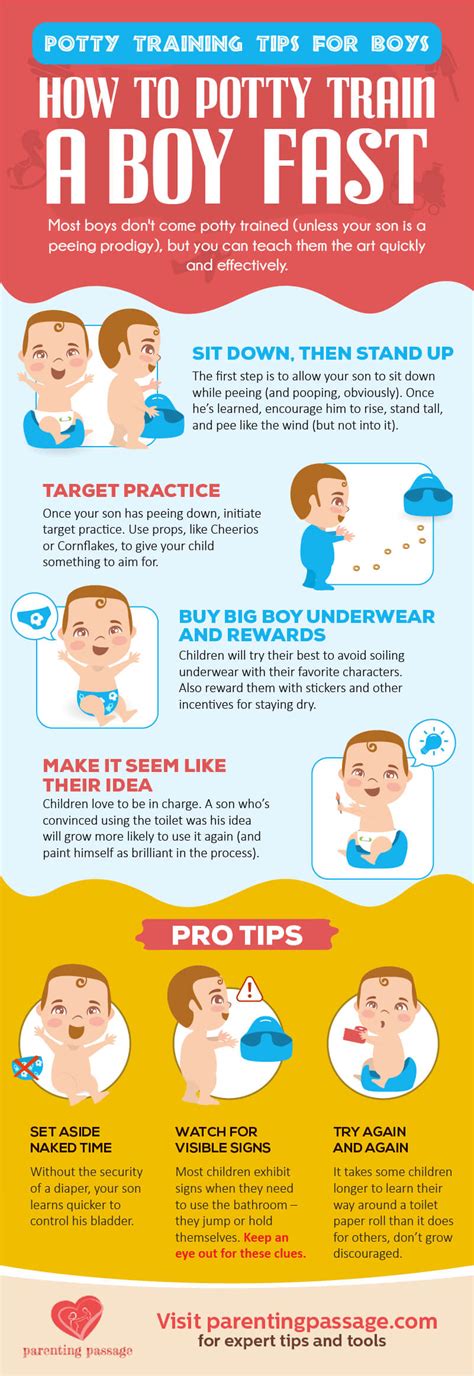 How to Potty Train a Boy [INFOGRAPHIC]