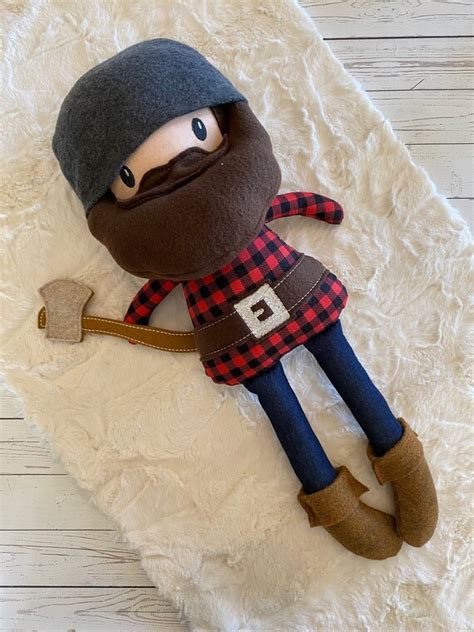 Lumberjack Doll for Boys Lumberjack Stuffed Animal | Etsy