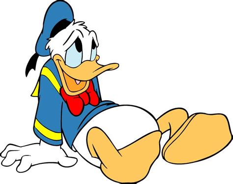 Classic cartoon style clip art image of donald duck (94279) Free EPS ...