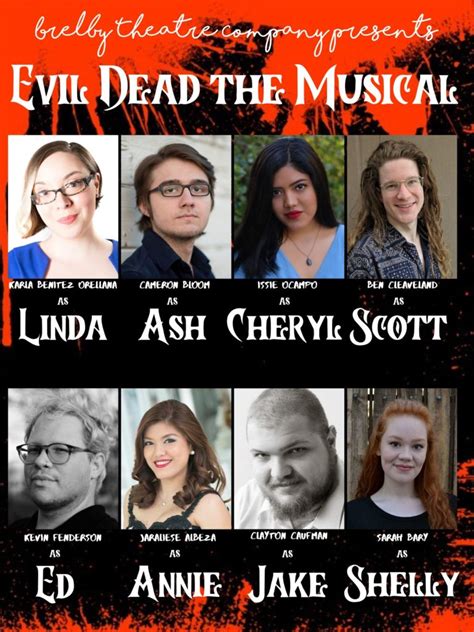 PHX Stages: cast announcement - EVIL DEAD THE MUSICAL - Brelby Theatre ...