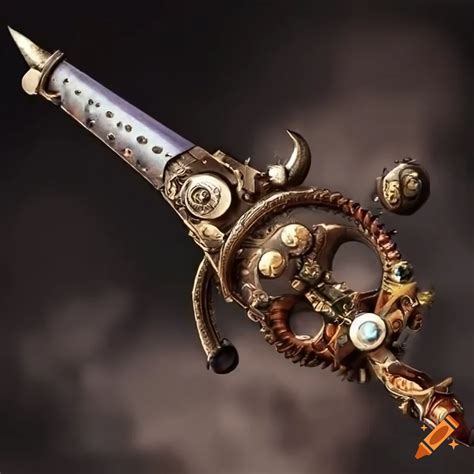 Steampunk weapons on Craiyon