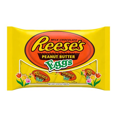 REESE'S, Milk Chocolate Peanut Butter Eggs Candy, Easter, 10.8 oz, Bag ...