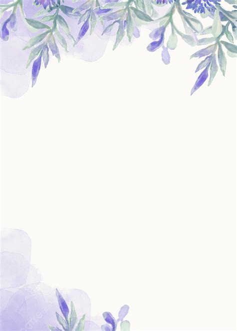 Purple Watercolor Floral Background Wallpaper Image For Free Download ...