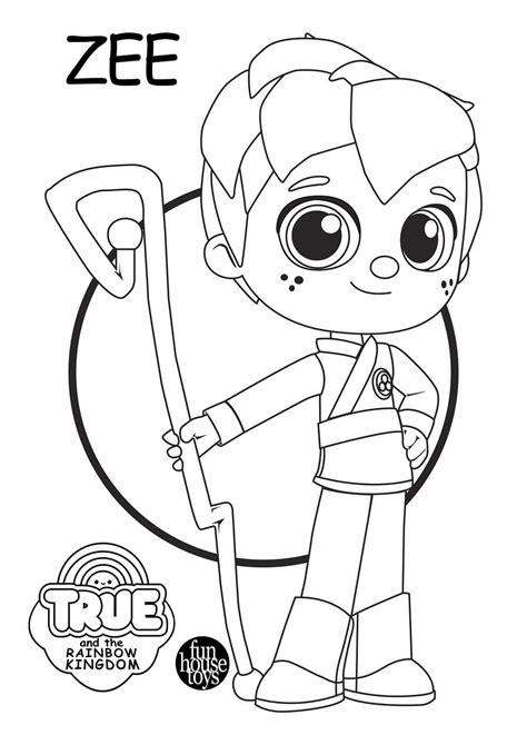 15 Free Printable True And The Rainbow Kingdom Coloring Pages