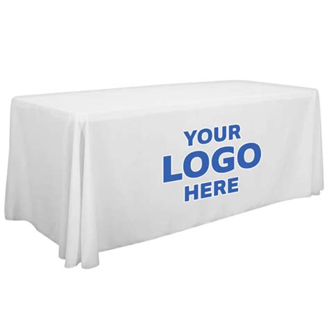 Printed Logo Fitted Tablecloth - Elegant Event Essentials