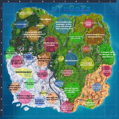 Fortnite Season 7 "Accurate" Map : r/FortNiteBR