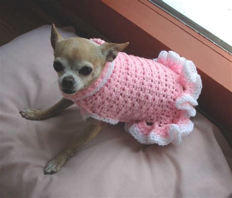 Printable Free Crochet Dog Dress Patterns