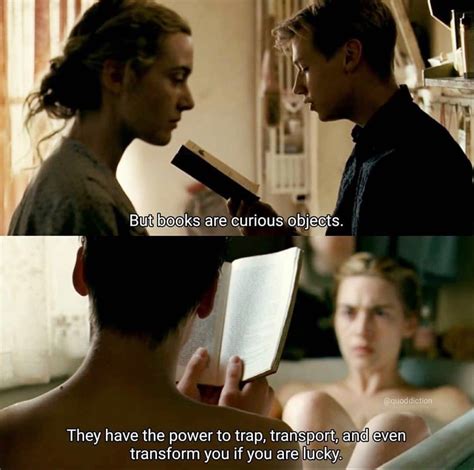 Movie Quotes | The Reader | Movie quotes, Readers quotes, Kate winslet ...