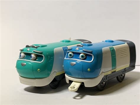 Plarail HOOT AND TOOT Chuggington Motorized Trackmaster Toy Trains Used ...