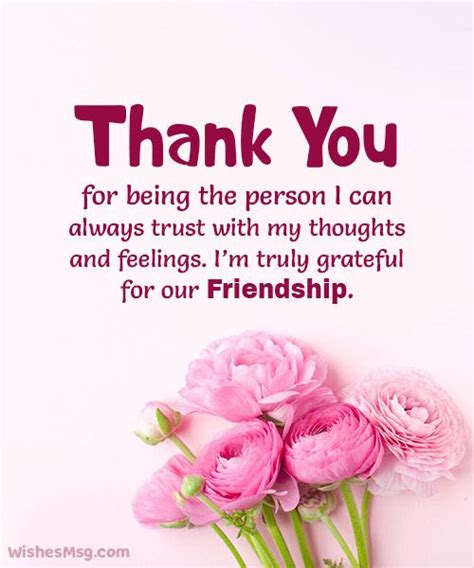 100 Thank You Messages For Friends - Appreciation Quotes | Thank you ...