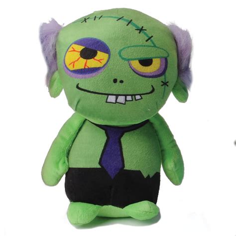 Halloween Spooky Zombie Wearing Tie & Pants Undead 10" Plush Toy, Green ...