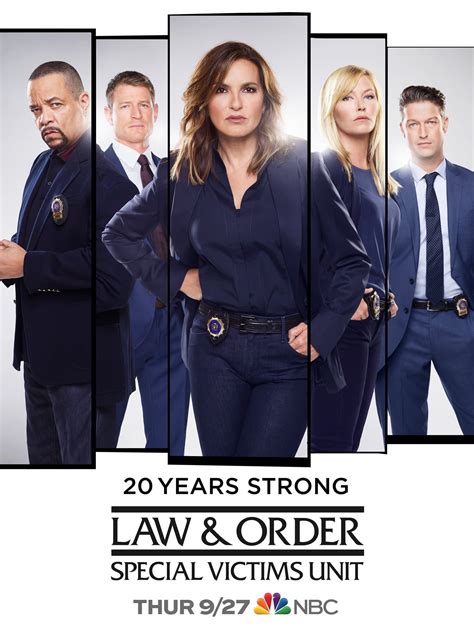 Law and Order: SVU - Season 20 Poster - 20 Years Strong - Law and Order ...