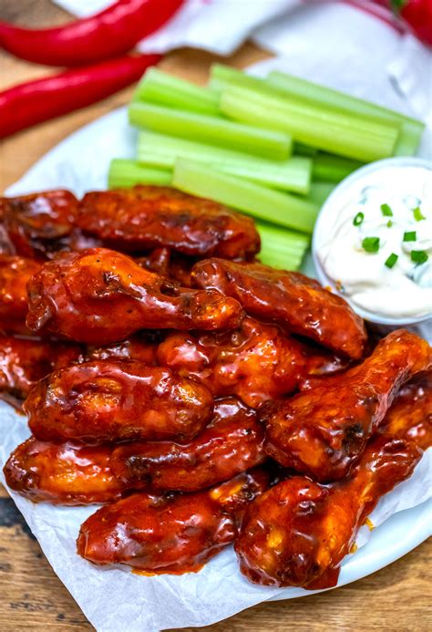 Baked Buffalo Wings Recipe [Video] - Sweet and Savory Meals