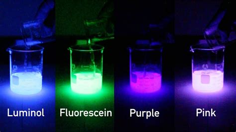 Chemiluminescence and creating additional colors - YouTube