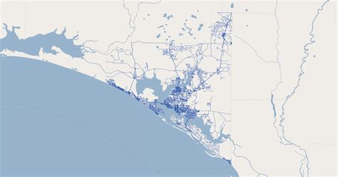 Bay County, Florida Roads | GIS Map Data | Bay County, Florida ...