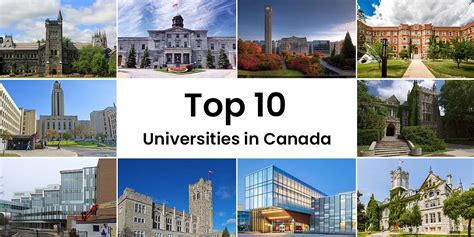 Top 10 Universities in Canada