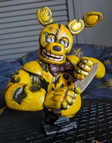 STL file Five Nights at Freddy's Springtrap The Yellow Bunny William ...