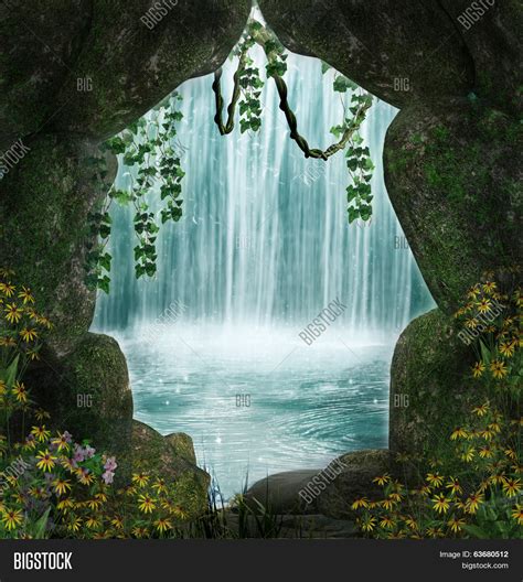 Cave Waterfall Image & Photo (Free Trial) | Bigstock