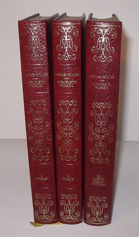 Oscar Wilde Complete Works 3 Volumes Heron 1966 - HC Books