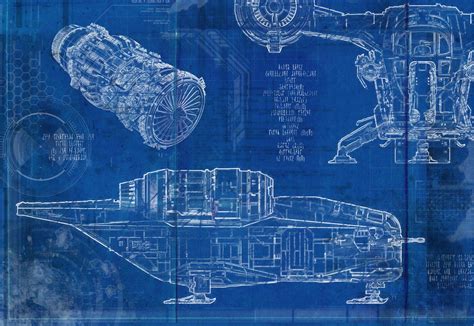 Razor Crest the Mandalorian Aged Schematic Print. - Etsy