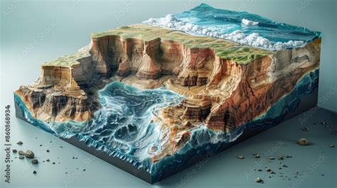 the principles of ocean trenches, showing subduction zones, trench ...