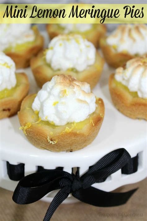 Mini Lemon Meringue Pie Recipe - Teaspoon Of Goodness