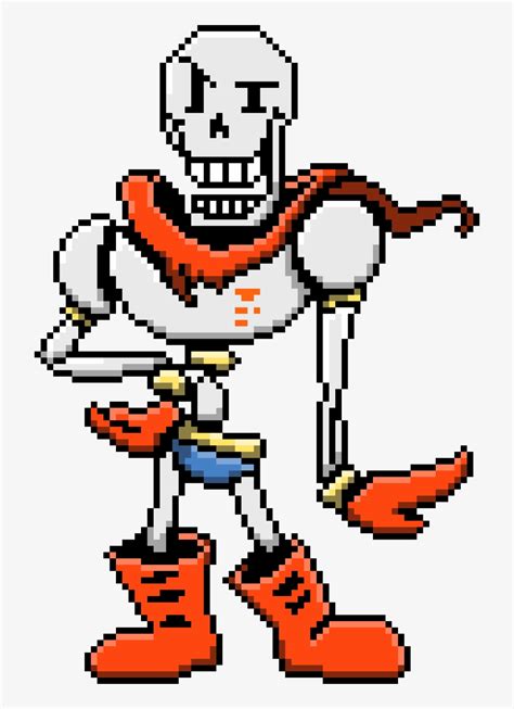 Papyrus Based On - Papyrus Undertale Sprite Color Transparent PNG ...