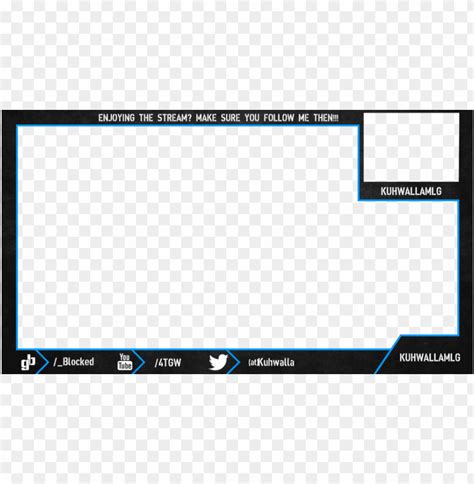 Free download | HD PNG twitch overlay with webcam PNG transparent with ...