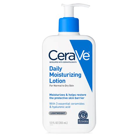 CeraVe Daily Moisturizing Lotion for Normal to Dry Skin, 12 oz ...