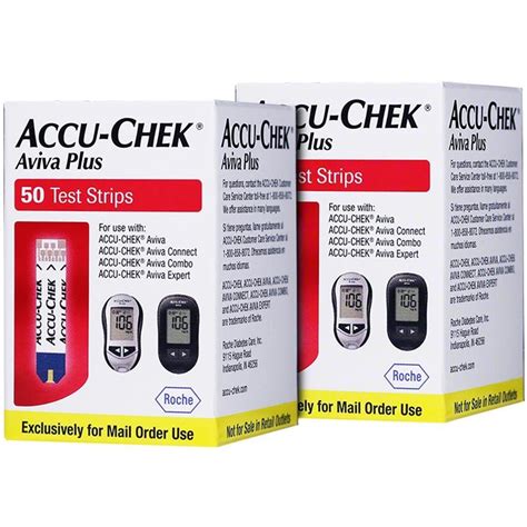 Accu-Chek Aviva Plus Test Strips, 50/box