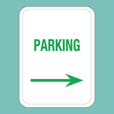 Traffic Sign - Parking Right Arrow – Statutory Signs