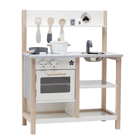 Cocina de Juguete de Madera con Accesorios | The Oh Store