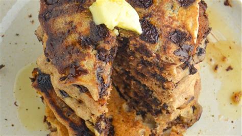 Vegan Chocolate Chip Pancakes - Veggie World Recipes