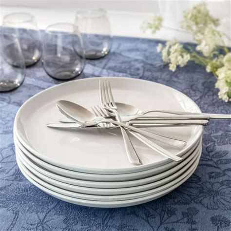 Better Homes & Gardens Collins Round Porcelain Modern Dinner Plates ...