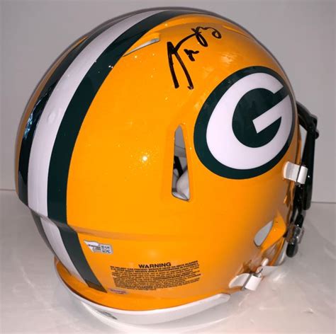 Aaron Rodgers Autographed Speed Authentic Packers Helmet - The ...