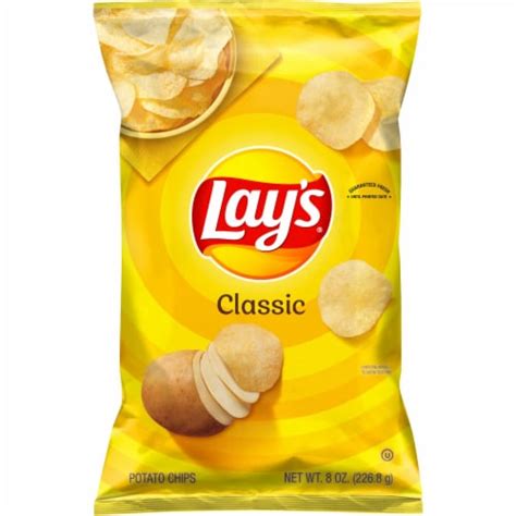 Lay's® Classic Potato Chips, 8 oz - King Soopers