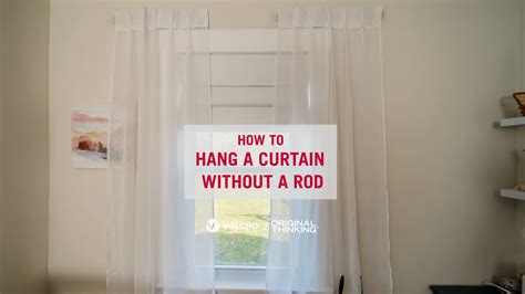 4 Ways to Hang a Curtain Without a Rod | VELCRO® Brand