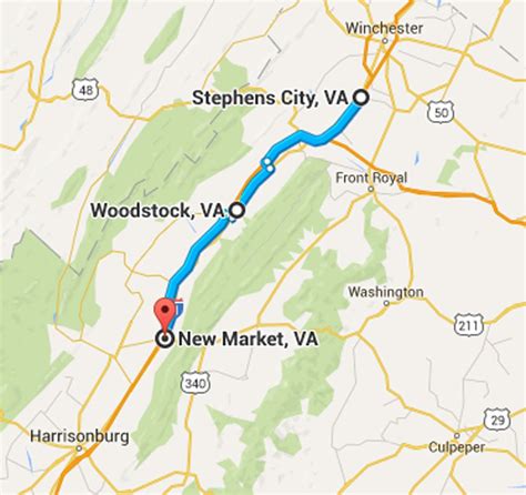 Route 11 Virginia Map