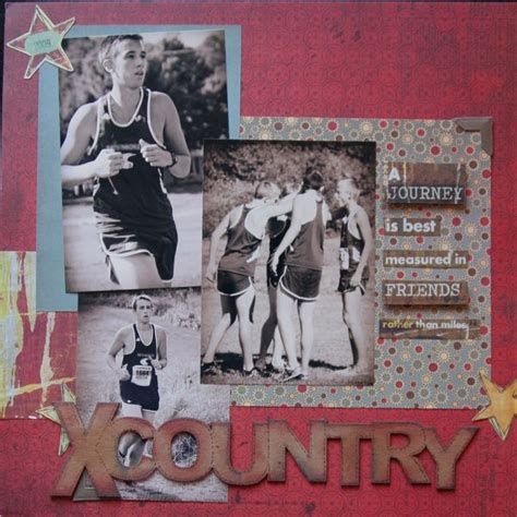 Cross Country | School scrapbook, Diy scrapbook layouts, Scrapbooking ...