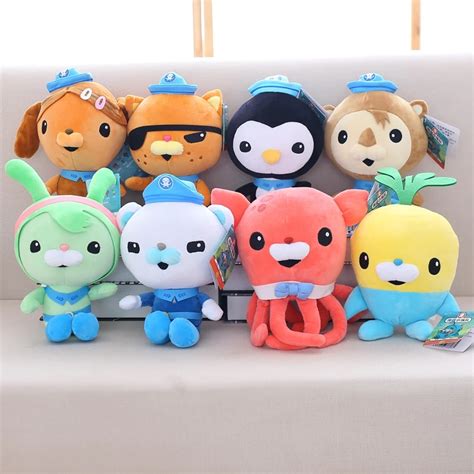 Octonauts Plush toys 30m Octoplush Peso Kwazii Captain Barnacles tuffed ...