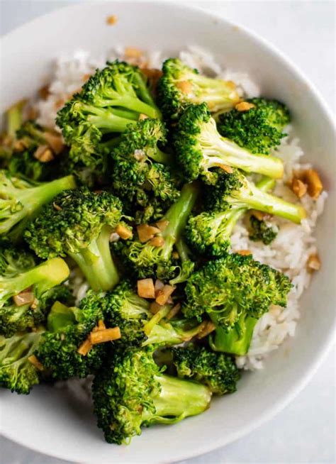 Broccoli Stir Fry Recipe with garlic and ginger - Build Your Bite