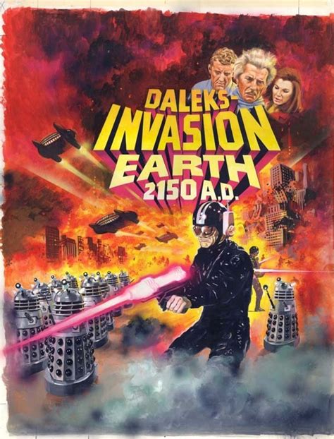 Bloody Pit of Rod: Poster & Ad Art for DALEKS INVASION EARTH 2150 A.D ...