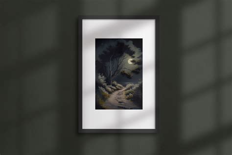 Printable Dark Academia Decor, Vintage Dark Oil Painting, Moody Forest ...