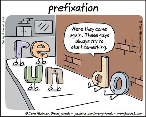 prefixation | English teacher humor, Teacher humor, Grammar jokes