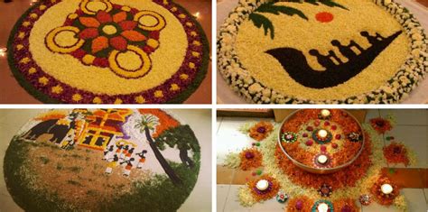 30+ Best Onam Pookalam Rangoli Designs for Home & Competition 2022