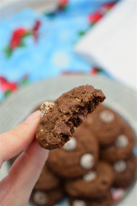 Chocolate Peppermint Sno-Cap Cookies - Who Needs A Cape?