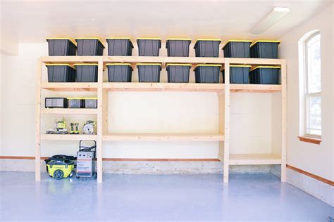 DIY Garage Shelves — Modern Builds