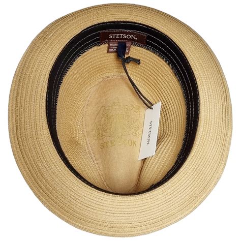 Stetson Straw Trilby Hat | Sun Hat Tea Colour | Gr8 Hats