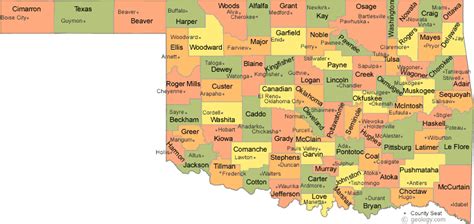 Oklahoma County Map