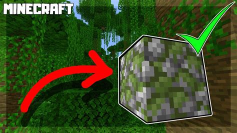 MINECRAFT | How to Make MOSSY COBBLESTONE! 1.16.1 - YouTube